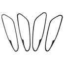 4 PCS Carbon Fiber Inner Door Handle Cover Trim Fit for Alfa Romeo Giulia 2