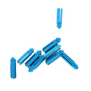 Pack of 9 Piece Anodised Aluminum Alloy Dart Flight Savers / Protectors Blue