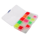 1 Box Multi Color Oval Glow Rig Beads Sea Fishing Lure Floating Tackles