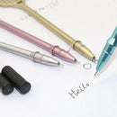 24 Pcs Gel Pen Writing Point 0.38Mm Creative Stationery Cute Tennis Racket
