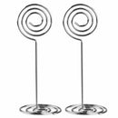 10pcs Swirl Table Number Photo Holder Stands for Weddings Party Gatherings F4E7