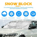 Car Front Windshield Cover Windscreen Snow Ice Shield UV Shade 4.82x3.35ft