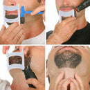 White Mustache Beard Salon Styling Tool Men Fashion Shave Shaping Template Beard