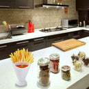Cup Kitchen Fries French Fries Salad Bowl Plastic Kitchen Finishing Cup 0WM7