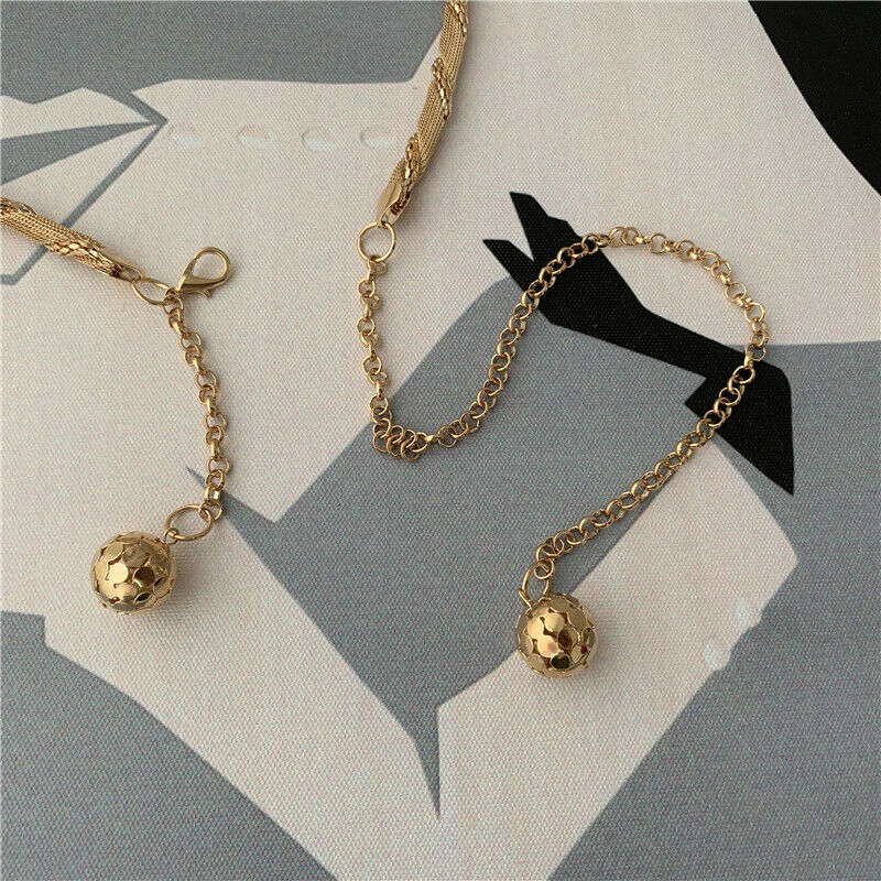 New Metal Dress Belt Women Waistband Chain Fashion:0J Kw