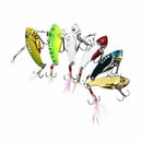 6pcs/lot 12g 5.5cm fishing lures set spoon Metal VIB sequins Fish hard bait