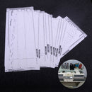 15pcs Pre Punched Card Kit Set fit for Brother KH260 Knitting Needlework Machine