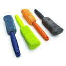 Microfiber Wheel Tire Rim Scrub Brush Car Truck Motorcycle Washing Kit Clea B2Z0