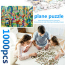 1000pcs DIY Crowded House Puzzle Educational Learning Assembling Toys Craft