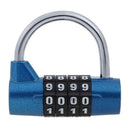 4 Digits Password Lock Wide Shackle Combination Padlock Gym Cabinet Coded L