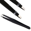 Professional Eyebrow Tweezer Slanted Hair Beauty Woman Beauty Makeup Black hN
