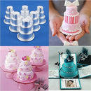 DIY Mini 3-Tier Cupcake Pudding Chocolate Cake Mold Baking Pan Mould Party   Bj