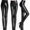 Thickened Leggings Skinny Pants Women Leather Warm Pants High Waisted Trouserâ„–[