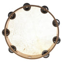 10" Musical Tambourine Tamborine Drum Round Percussion Gift for KTV Party