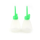 2pcs Clear White Needle Nozzle Plastic Sewing Machine Oil Bottle 50ml N %ã€Š