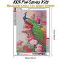 5D DIY Full Drill Diamond Painting Lordly Peafowl Cross Stitch (B1550)
