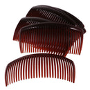 24pcs Plastic Smooth Hair Clips Side Combs Pin 110 x 45mm for Ladies Crafts