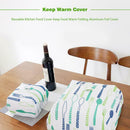 Kitchen Insulation Aluminum Foil Food Cover Folded Anti Mosquito Cover (S) A