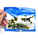 10x Artificial Lifelike Soft Baits Frog Lures Fishing Tackle Bait Silicone 4c3c