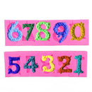 0-9 Lollipop Digital Number Module Chocolate Cake Fondant Decoration Tools