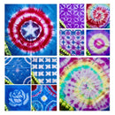 Tie Dye Kit Non-toxic Fabric Clothing Graffiti Pigment DIY Craft Tools Party