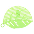 1PC Durable Clean Leaf Shape Rice Strainer Sieve Beans Peas Cleaning Gadget