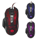 1X(K1029 3200Dpi 8 Button Led Optical Gaming Mouse For Pc Laptop Black Game