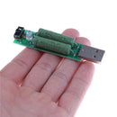 USB Mini Discharge Interface Load Resistor with Switch 2A 1A Green neME