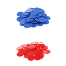 200 Pieces Plastic Poker Chips Bingo Markers Tokens for Party Casino oard Game
