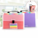 Office Expanding Folders 13Pockets A4 File Plastic Organizer Document Holder Bag