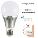 Magic Smart LED Bulb Lamp E27 7W RGBW Remote Control Timing Dimmable Light