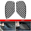 New Real Carbon Fiber Inner Door Bowl Cover Trim for Chevrolet Camaro 2017- W2H9