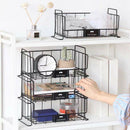 Wire Storage Basket Organizer Bin Baskets for Kithen Cabinets Freezer Bedroom