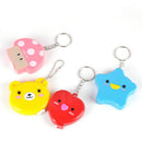 Mini Cartoon Protable Keychin Retractable Tape Ruler Measure Keyring SRAU BX