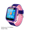 Q12 Kid Smart Watch Non-Waterproof LBS Location Flashlight Phone Call Wristwatch