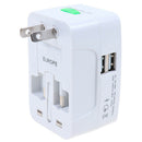 Universal style travel power conversion interface 2 us@