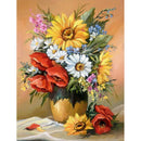 5D DIY Full Round Diamond Painting Flower Rhinestones Cross Stitch (B998)