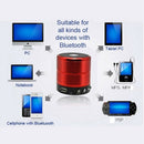 wireless bluetooth speaker metal mini portable subwoof sound with Mic TF ca D3T7