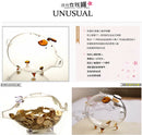 Piggy Bank Design Glass Money Box Vase Bottle Terrarium Container
