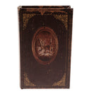 Retro Book Simulation Storage Box Case Home Office Ornament Decor-Brown