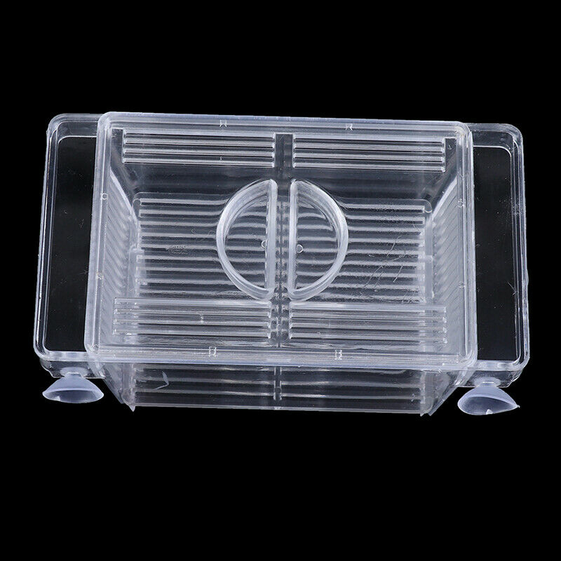 Aquarium Fish Tank Guppy Double Breeding Breeder Rearing Trap Box Hatchery OZ