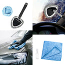 5pcs/set Car Window Cleaning Kit Telescopic Windshield Wiper Towel Spray Bottle