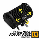120W 24 LED Work Light Bar Flood Beam Pods Driving Off-Road Tractor 4WD