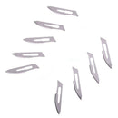10Pcs Sterile Carbon Scalpel Blades Surgical With Scalpel New
