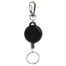 Fishing Zinger Retractor Key Ring Holder Retractable 60cm Anti Lost Steel Cable