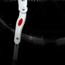 Adjustable MTB Road Bicycle Kickstand Parking Rack Side Kick Stand(White)