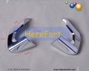 5pcs fit for VW Golf 6 POLO BORA Carbon fiber & chrome Steering Wheel Cover Trim