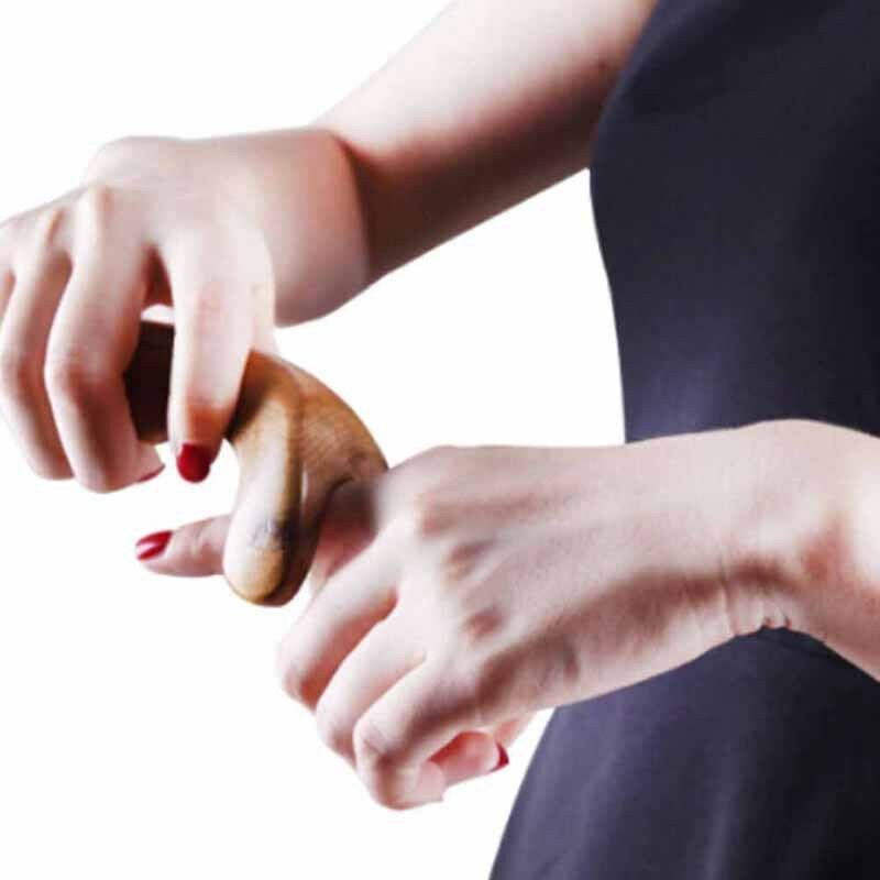 fragrant wood facial nose gua sha tool acupoint massage hand roller spa massa.AU