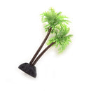 Plastic Aquarium Coconut Tree Fish Tank Plants Ornament Decoration Fresh New3C