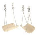 2 Pcs Pet Swing Hammock Hamster Squirrel Small Animal Bamboo  Toys